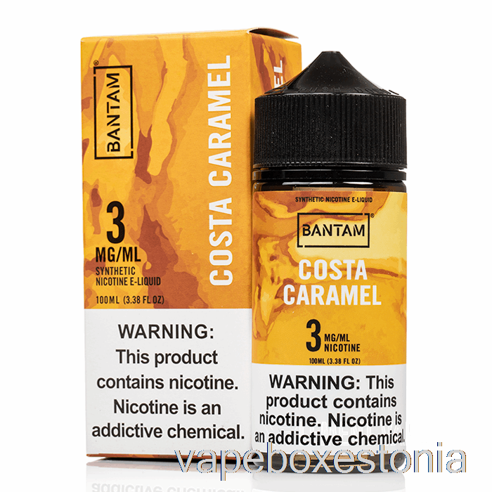 Vape Box Estonia Costa Caramel - Bantam Vape - 100ml 0mg